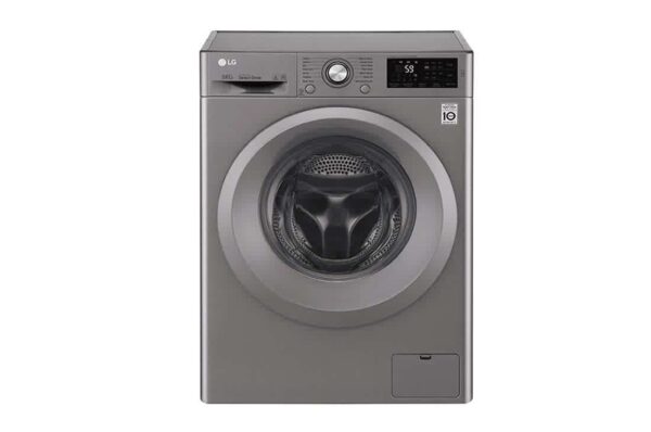 LG 6Kg Front Loading Washing Machine F2J5NNP7S - Silver