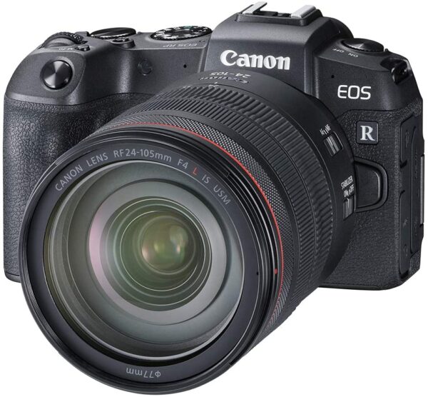 Canon EOS RP Mirrorless Camera with RF 24-105mm F/4L IS USM Lens without Mount