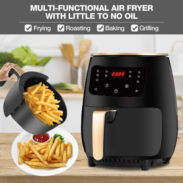 Digiwave 6L Smart Air Fryer Electric Oilless Cooker with LCD Screen Operation PanelHome Large Capacity Multifunction Health Fryer