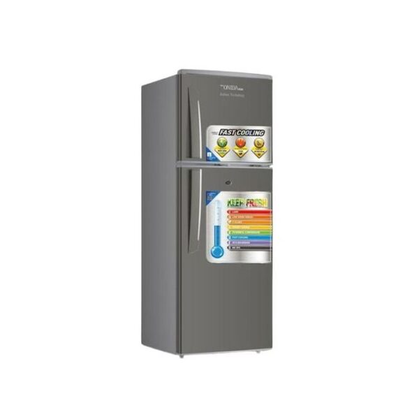 Onida Plus 168 Litres Double Door Fridge/ Refrigerator, Net Volume 138 Litres - Inox.