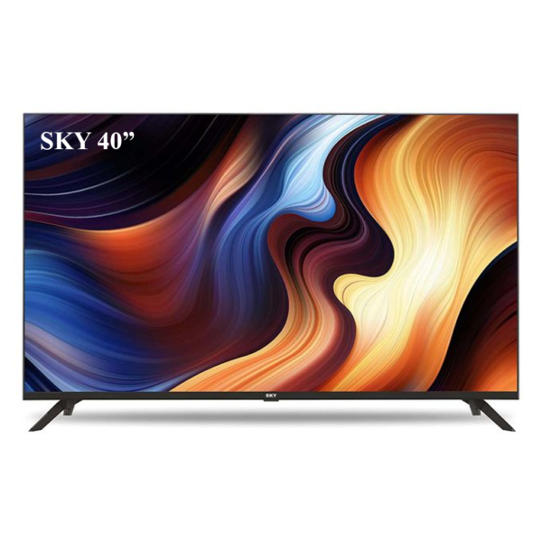 Sky 40'' Inch Full HD LED Digital Satelite Frameless TV - Black