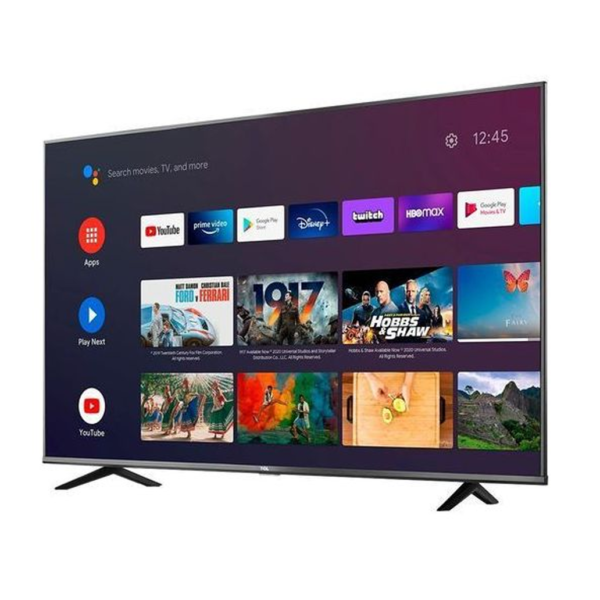 Sky 50" Inch Android Smart Frameless UHD LED TV With Built-In WIFI - Black