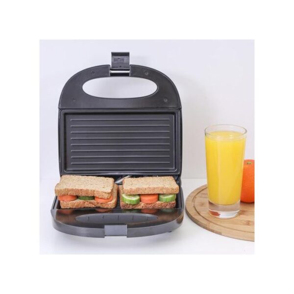 Geepas 2 Slice Grill Maker With Non-Stick Plates 700W | GGM6001