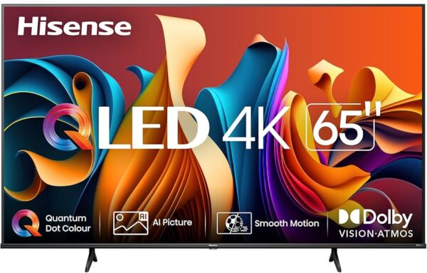 Hisense 65 Inch QLED, Q6 Series, UHD 4K 65Q6N Smart VIDAA TV