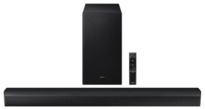 Samsung HW-B650D 3.1-Channel Soundbar with Wireless Subwoofer – Dolby Digital & DTS Virtual:X, Adaptive Sound, Voice Enhance